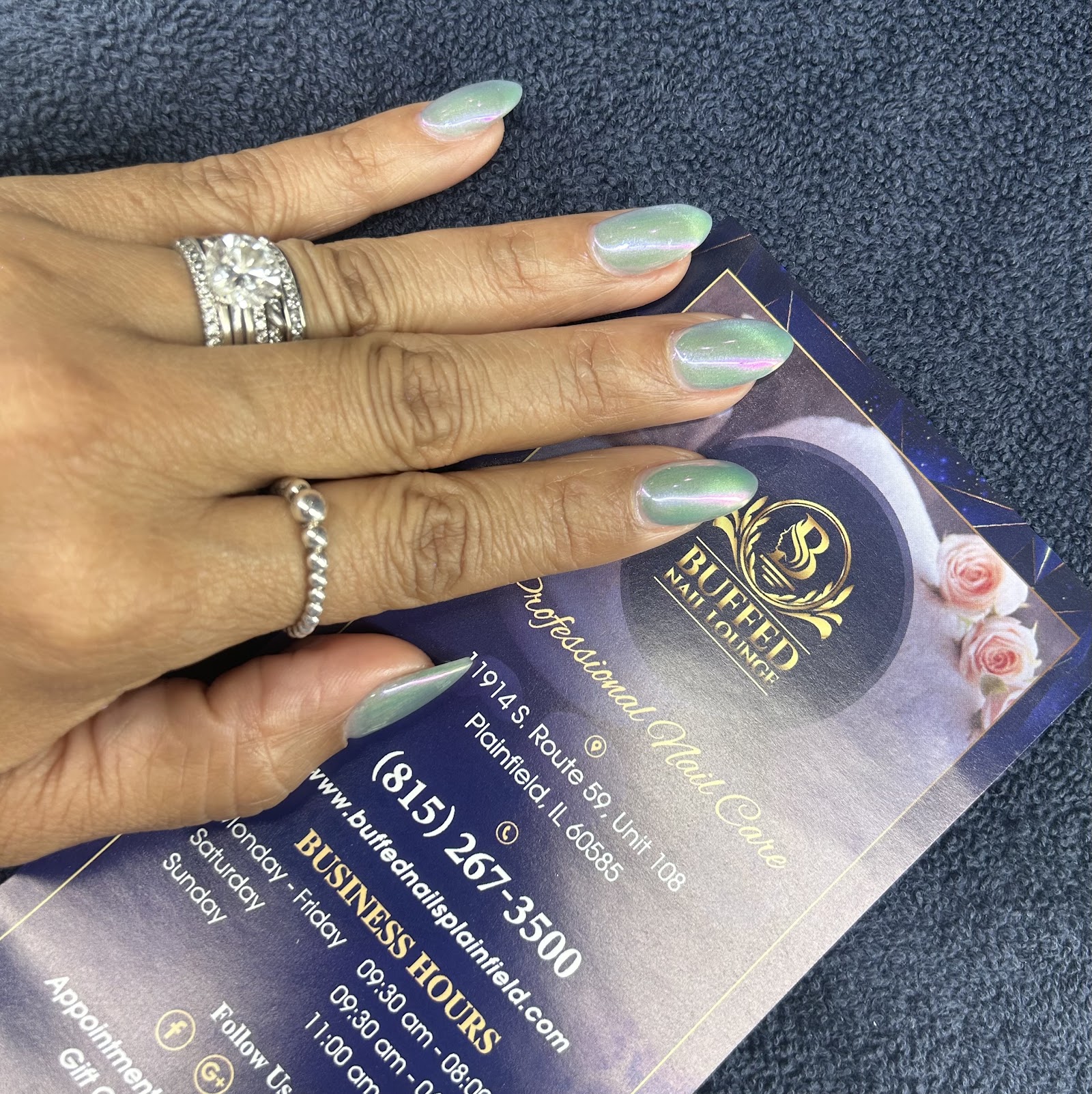 Buffed Nail Lounge nail work in Plainfield, Illinois